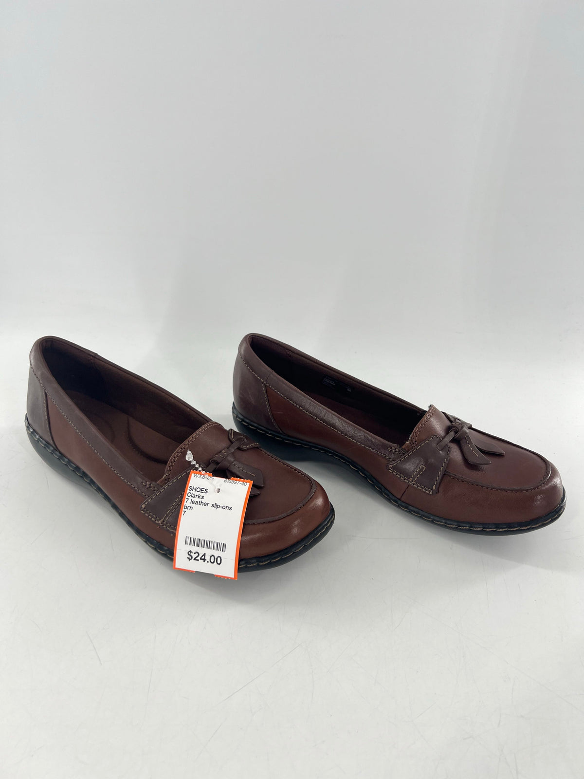 7 leather slip-ons
