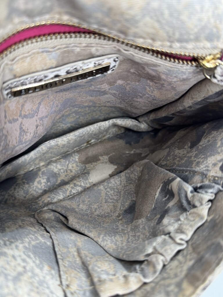 python embossed crossbody