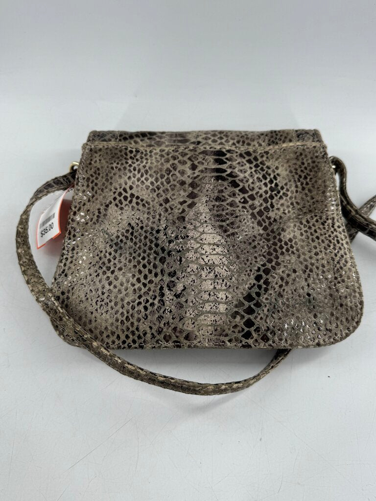 python embossed crossbody