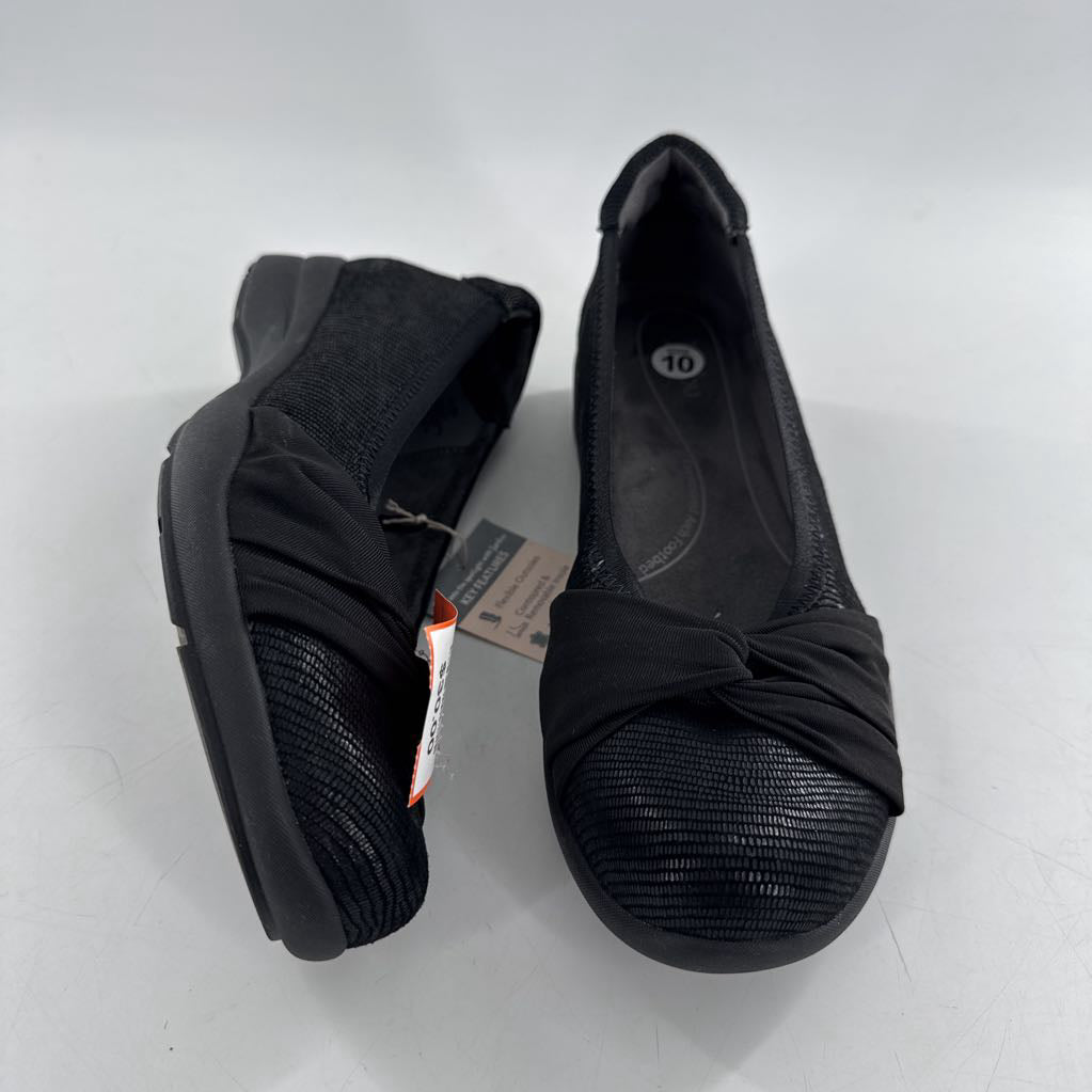 10 knotted slip-on wedge flats