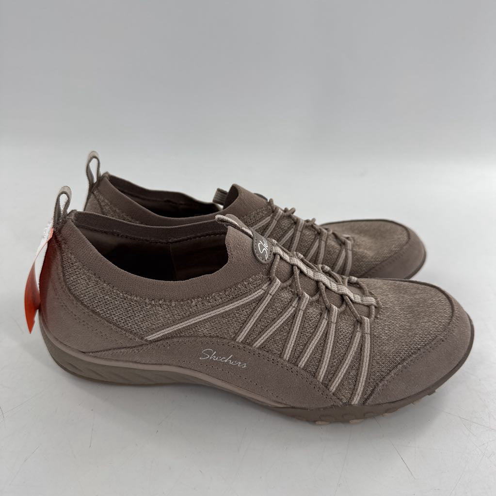 7.5 bungee lace up slip-on sneakers