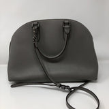 crossgrain leather satchel w/ slip pockets