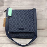 R115 quilted flap crossbody
