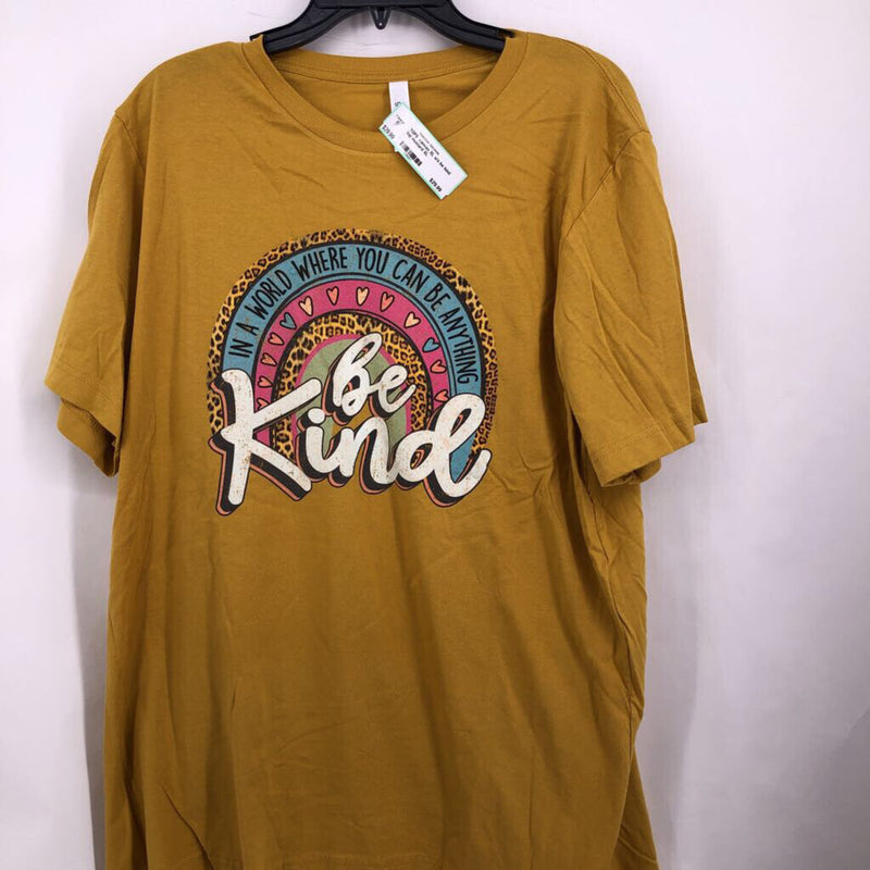 XL s/s be kind top