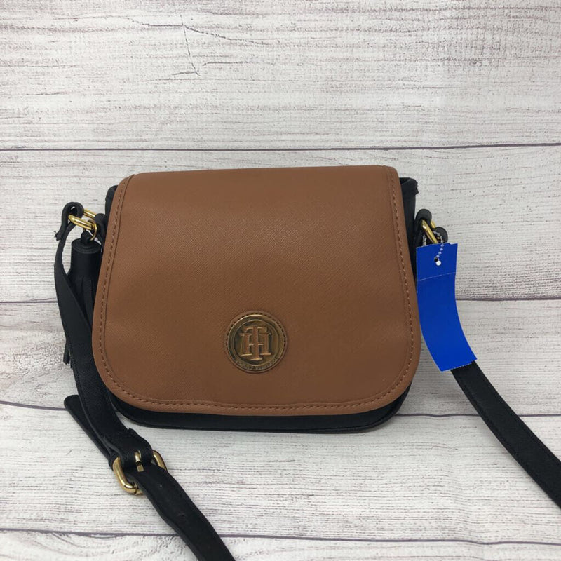 faux leather color block crossbody