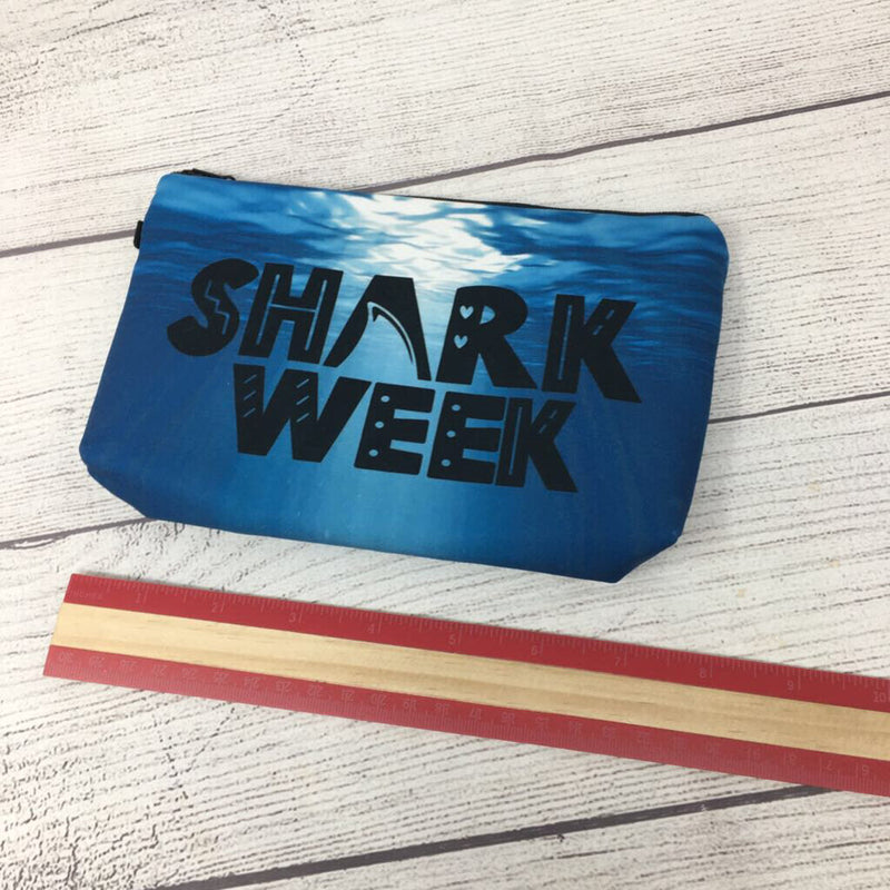 Shark Week Cosmetic Pouch