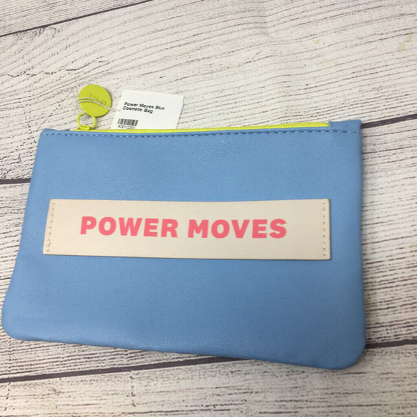 Power Moves Blue Cosmetic Bag