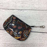 floral ID coin pouch