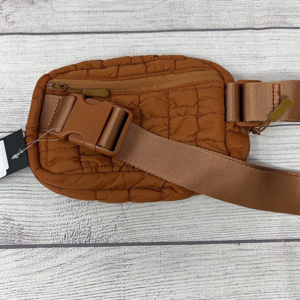 Quilted Buckle Bag - Spice