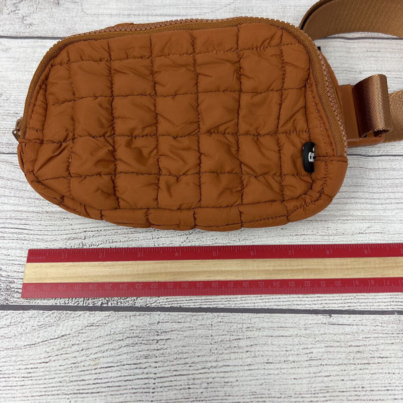 Quilted Buckle Bag - Spice