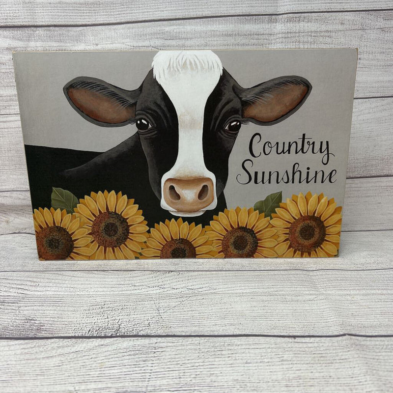Country Sunshine Cow Print