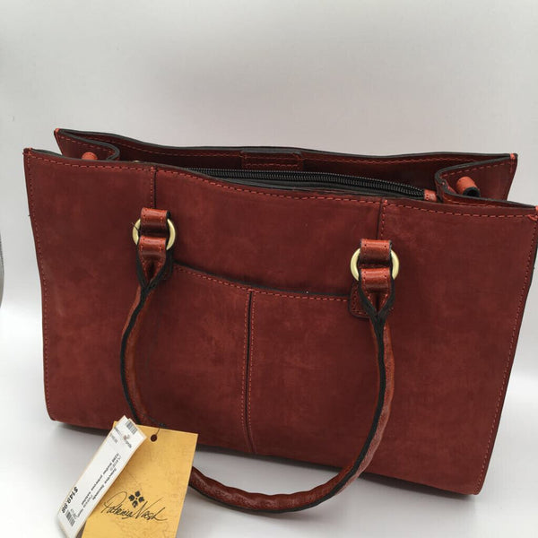 R299 leather primrose satchel