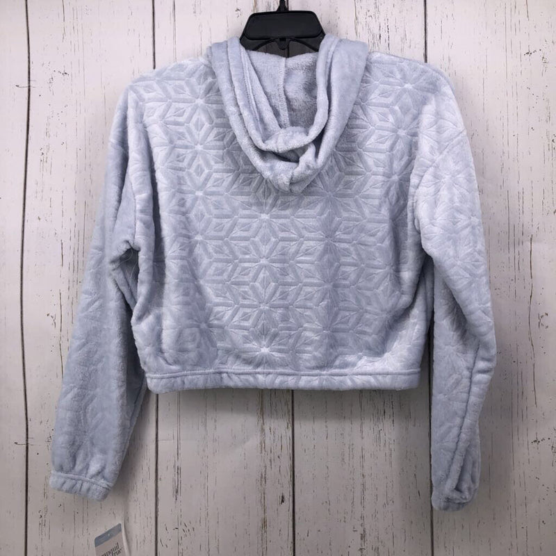 Nwt S l/s Embossed Velour Crop