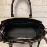 2pc butterfly applique satchel w/ zip around wallet