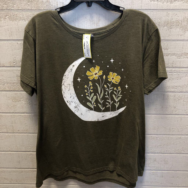 2XL s/s Moon floral tee