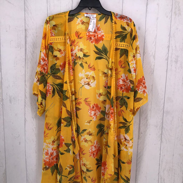 XL s/s floral kimono