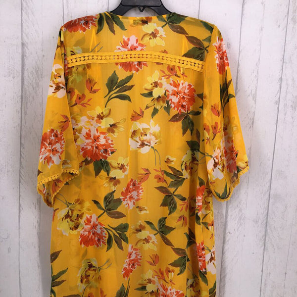 XL s/s floral kimono