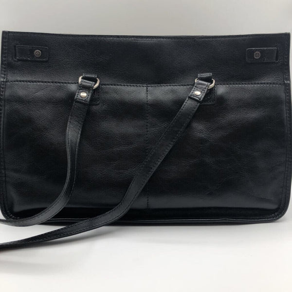 double handle buckle detailed tote