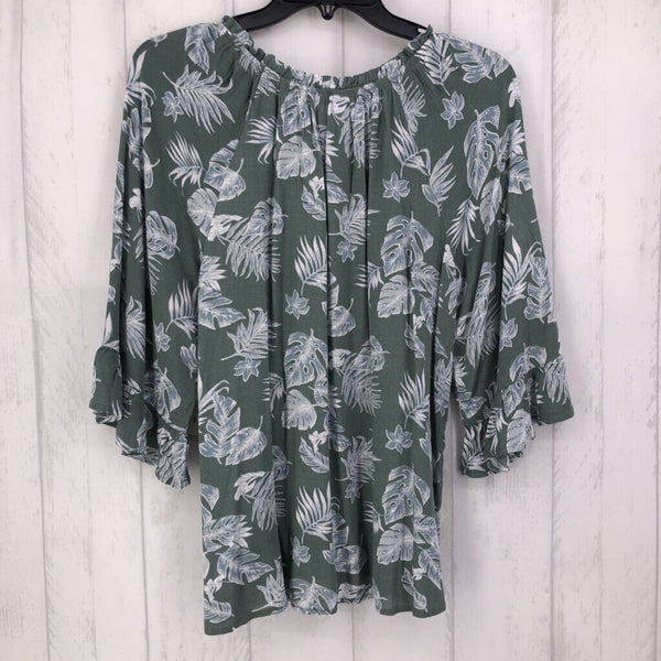 S ruffle slv floral